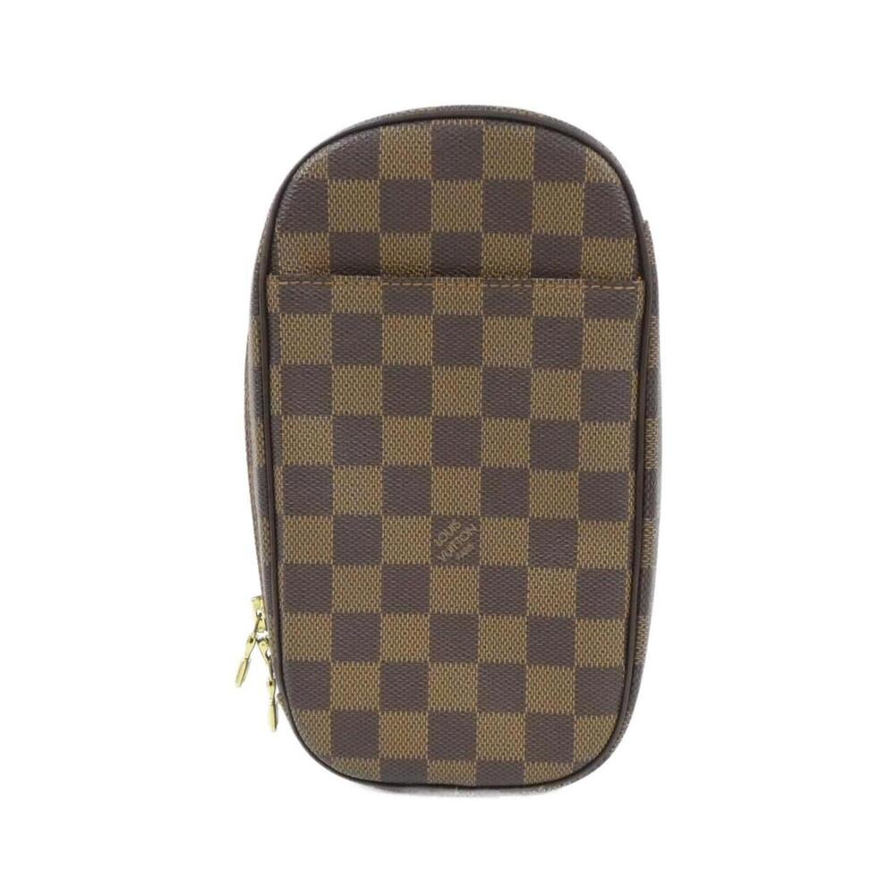 LOUIS VUITTON Authentic Brown Damier Pochette Shoulder Bag